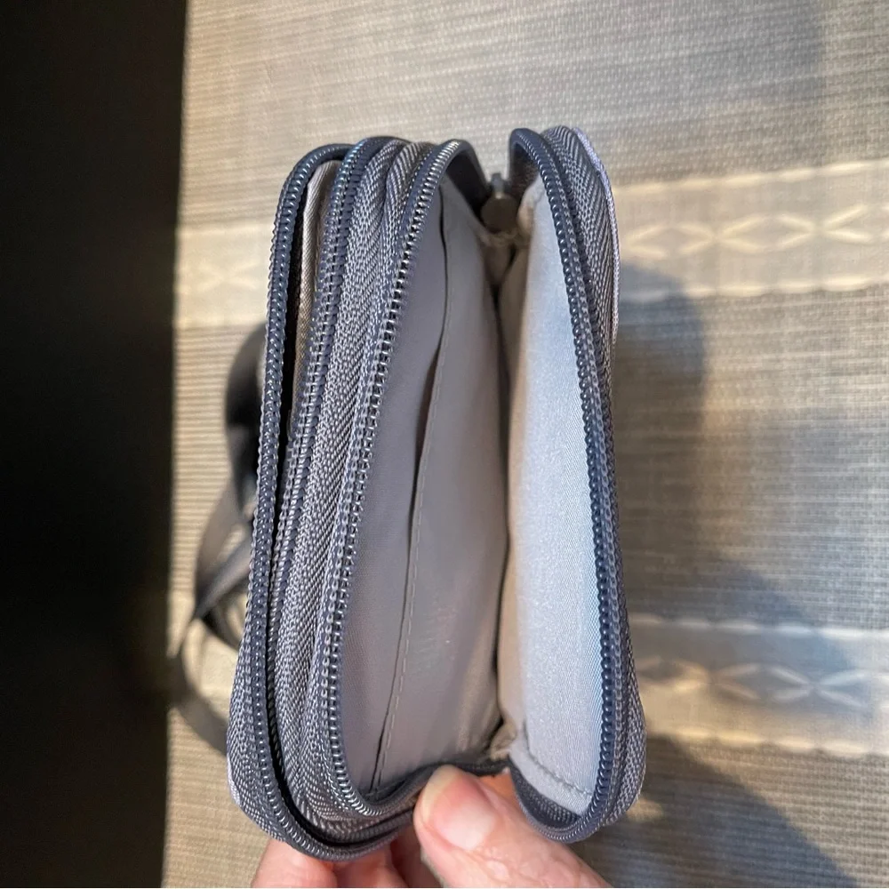 Baggallini Purple Camouflage Messenger Bag